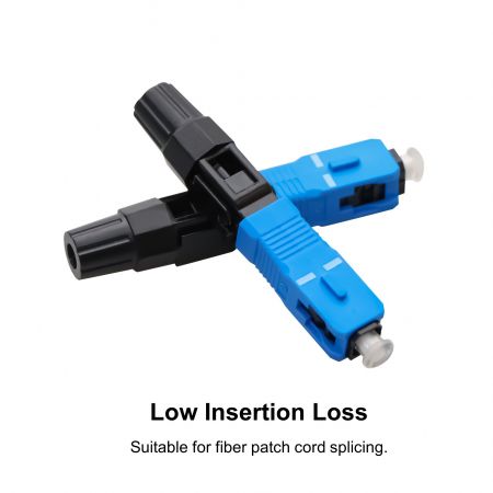 Lot De 100 Connecteurs Fibre Optique SC - Rapides à Installer - Pour Réseaux FTTH, CATV, Instrumentation - Haute Fiabilité, Protection Renforcée - 2