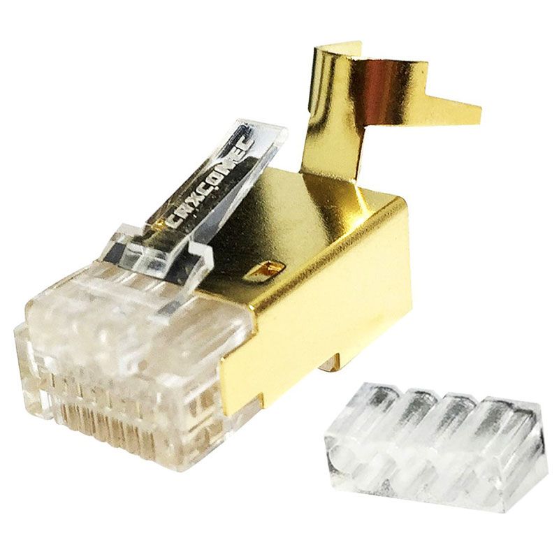 Quality Cat.6A RJ45 STP 8P8C Connector For 22-23 AWG Cable Supply ...