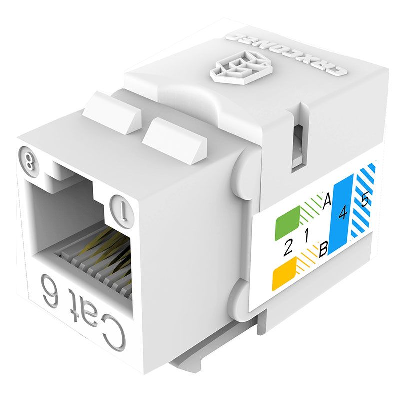 UL Listed CAT6 Punch Down UTP Keystone Jack Solutions | Crxconec ...