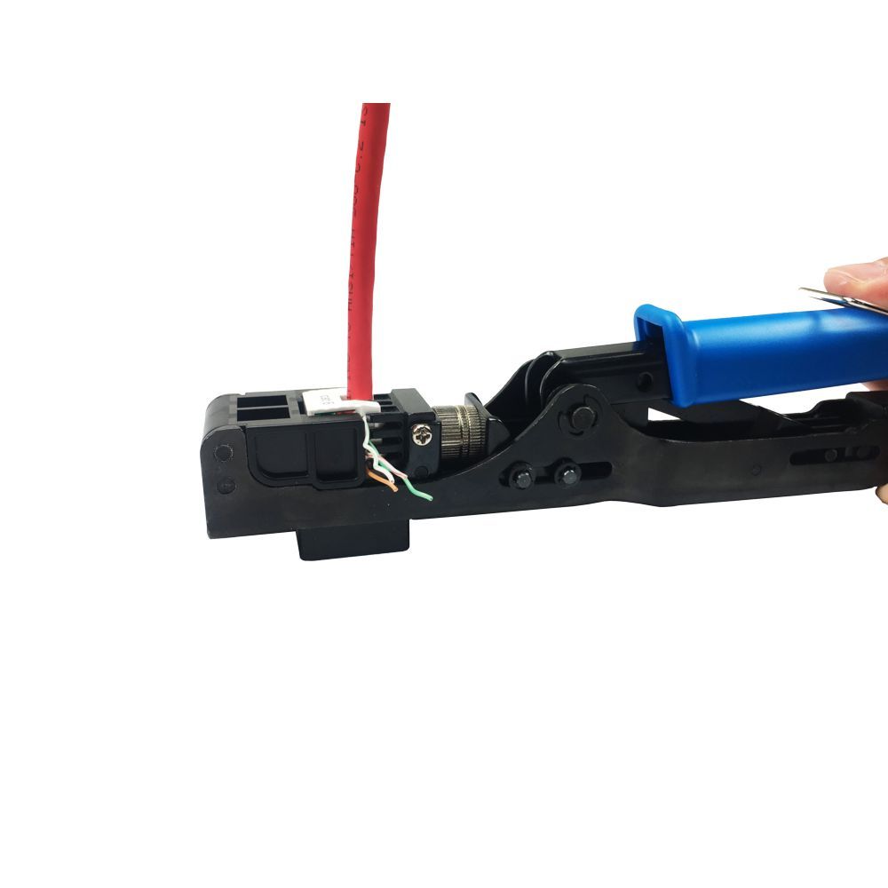 Easy Termination Tool for 90 degree Keystone Jack Solutions Crxconec