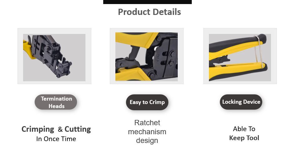 Keystone Jack Termination Tool for 90 degree slim keystone jack