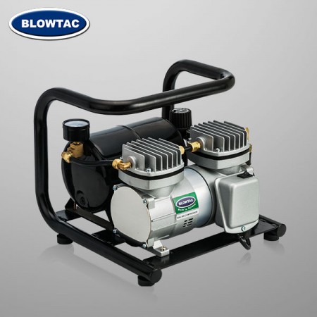 Double cylinders Mini Air Compressor with Tank and U-handle