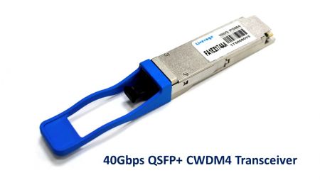 Transceiver 40Gbps QSFP+ CWDM4 - Moduł nadawczo-odbiorczy CWDM4 QSFP+ zaprojektował komunikację światłowodową o długości 2 km.