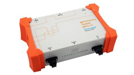 Probador de polaridad de fibra MPO 8/12 - Solución fácil e instantánea para verificar defectos y polaridad del cable MPO