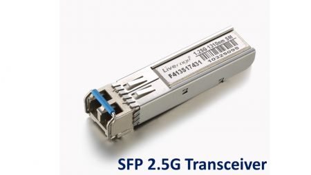 SFP 2.5G transceiver - SFP med hastighet på opptil 2,5 Gbps og overføring opptil 110 km.