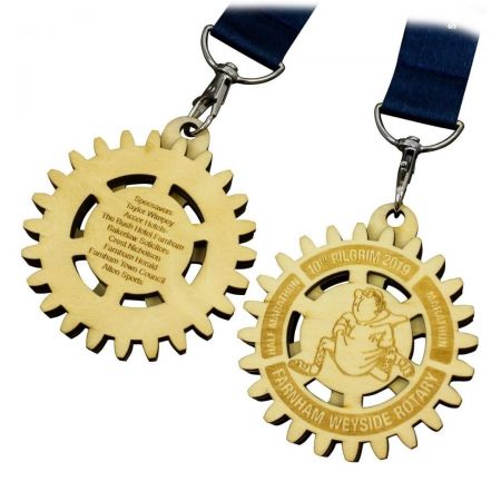Custom Wood Medals Sport Medal - Sports medals can also be customized wood medals.