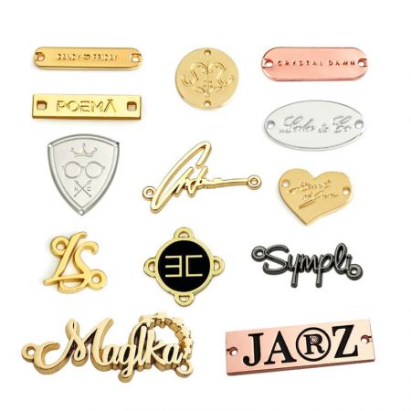 Etiquetas de metal - Etiquetas de logotipo de metal personalizadas