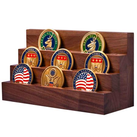 Coin Wooden Display Board - Custom logo coin wooden display board is welcome.