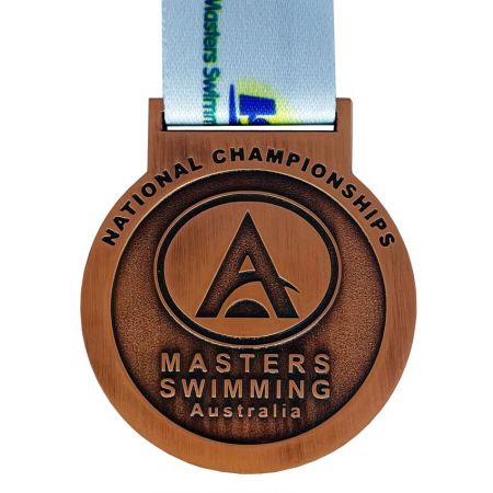Custom Swimming Medals - Custom design of swimming medal is welcome