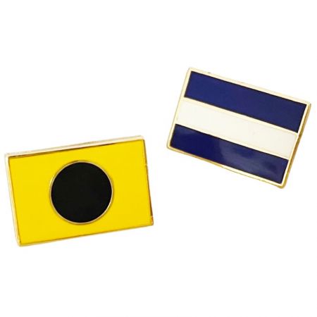 World flag pins can be made in different design based on the customers’ choices.