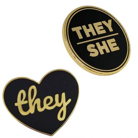 They / Them Pronoun Pin - They them pronoun pin can  convey mutual respect and basic courtesy.