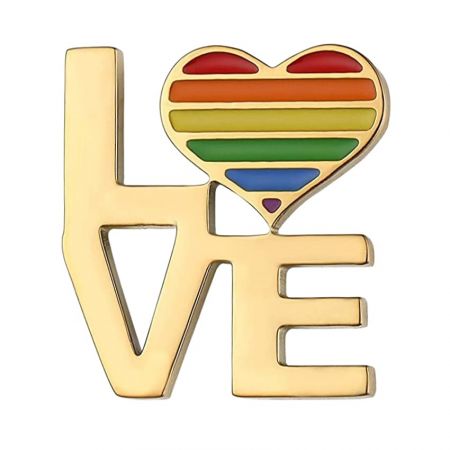 LGBTQ Gay Pride Pin - Our LGBTQ gay pride pin can help you display your pride.