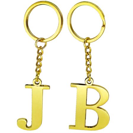 Alphabet Initial Letter Keychain - Free mold charge with our 26 existing letter Keychains.