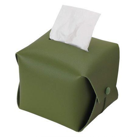 Custom Leather Tissue Box Cover - Custom leather tissue box cover is good choice of practical promotional product.