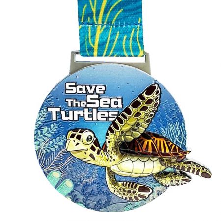 Our custom UV-printed medal can bring colorful and brilliant effects.