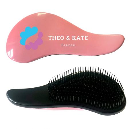 Cepillos de pelo personalizados - Logotipo de impresión en los cepillos para el cabello.