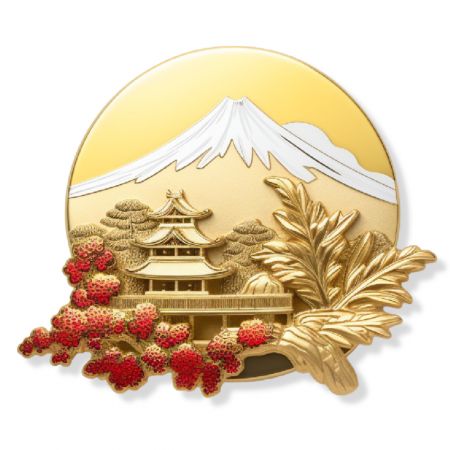 Japanese Style Badge - This badge is a tribute to the unique culture of Japan.