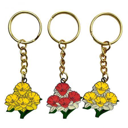 Custom Enamel Keychain with Epoxy - Carry your keys with confidence and style with our custom enamel keychain with epoxy.