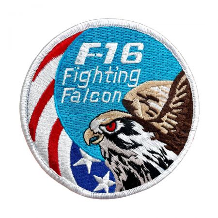 F-16 Fighting Falcon bestickte Abzeichen