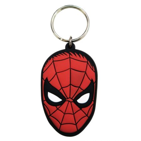 3D PVC Keychain - 3D PVC keychain is soft and has the feel of rubber.