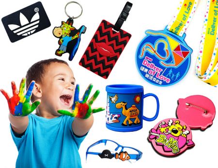 Custom Soft PVC Products as Promotional Gifts.