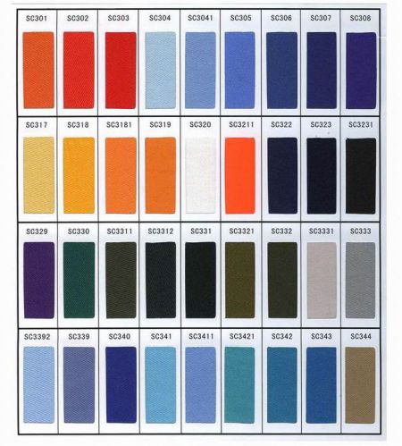 Fabric Color Chart One