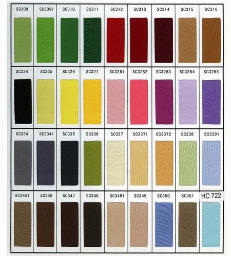 Fabric Color Chart Two