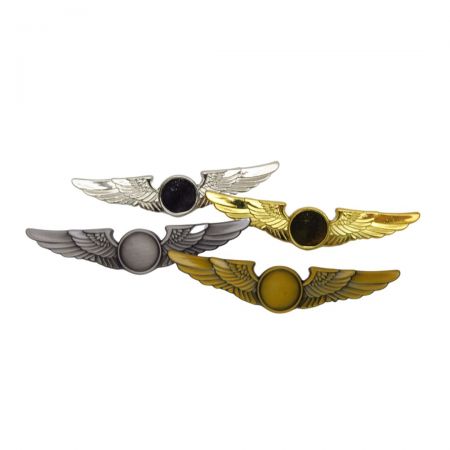 Customized Existing pilot badges - Four classic color aviator wings badges