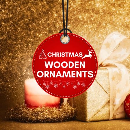 Los adornos navideños de madera personalizados más populares