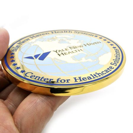 Yale-New Haven Health System anniversary coins.