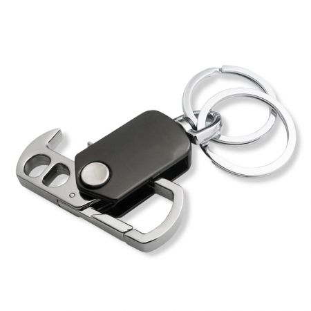 Open Design Multifunction Keychain - The multifunction keychain is smart enough to help you.