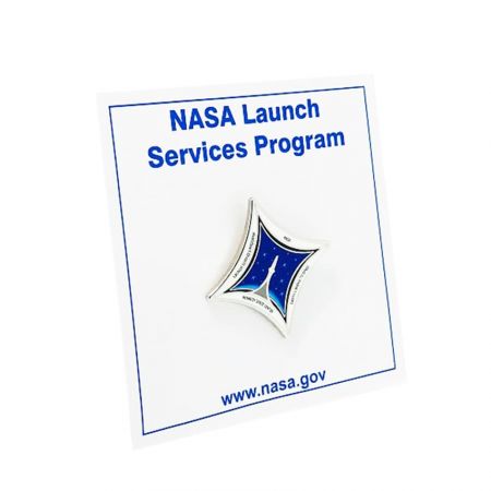 Custom Metal Lapel Pin - The NASA lapel pin is perfect for space lovers and fans of NASA.