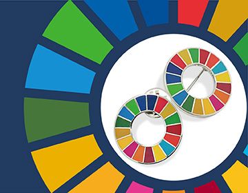 Distintivo de lapela SDG