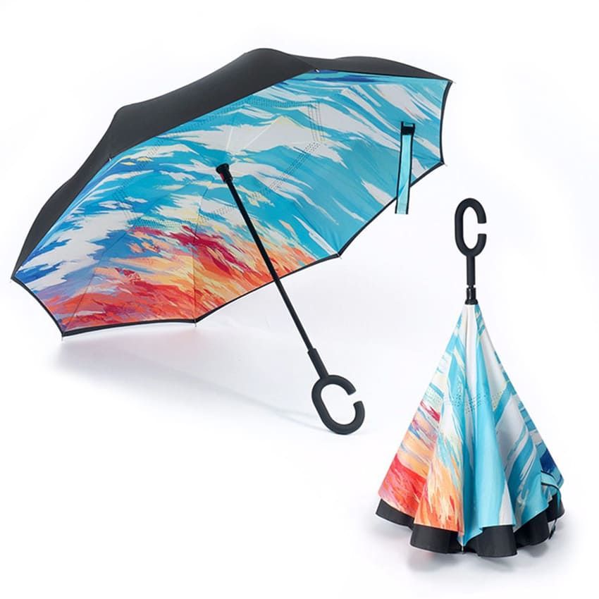 Th kolonie baard Omgekeerde paraplu met aangepast LOGO | Fabrikant van promotionele  producten uit Taiwan -Star LapelPin