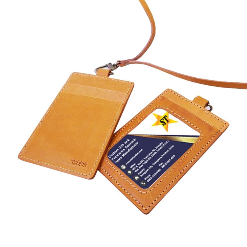 Leather ID Card Holder Promotional Products Manufacturer From Taiwan