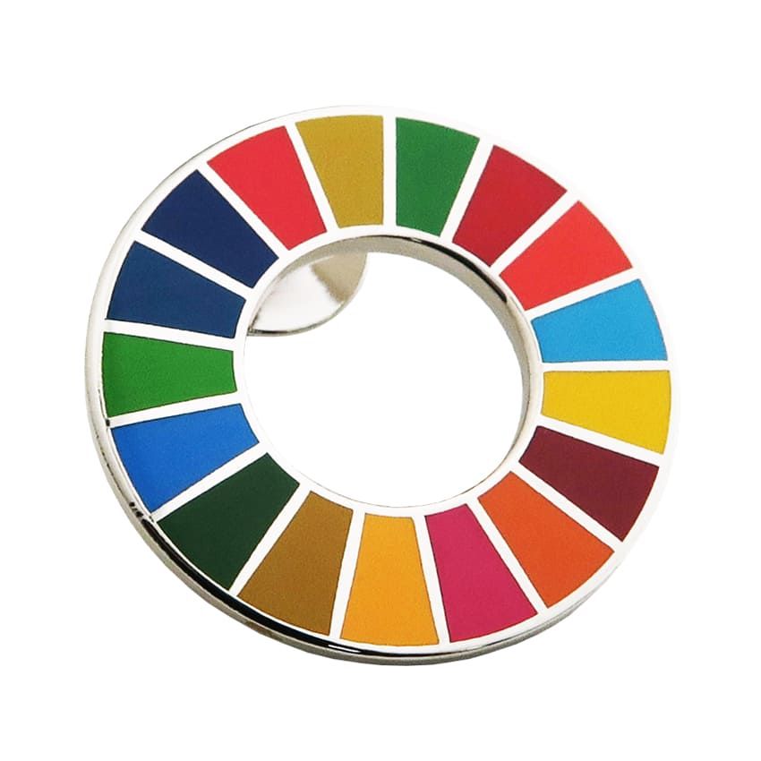 Open Design SDGs Lapel Pin Promotional Products Manufacturer From