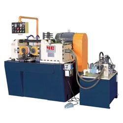 Máquina de laminação de roscas de passagem e alimentação hidráulica (máx. OD 35mm ou 1,38")
