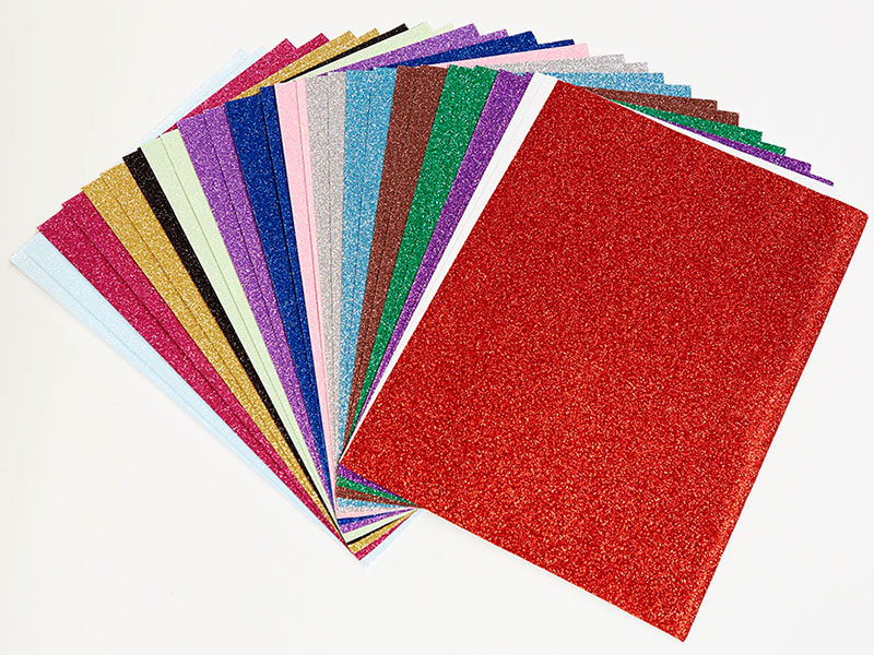 Papel A4 Con Purpurina Que No Se Desprende | 10 Hojas De 150 G/m², Ideal Para Manualidades, Tarjetas Y Troquelado