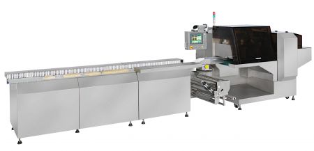 Multi-servo Driving with 3sections Belt Feeding Packaging Machine(On Stock)