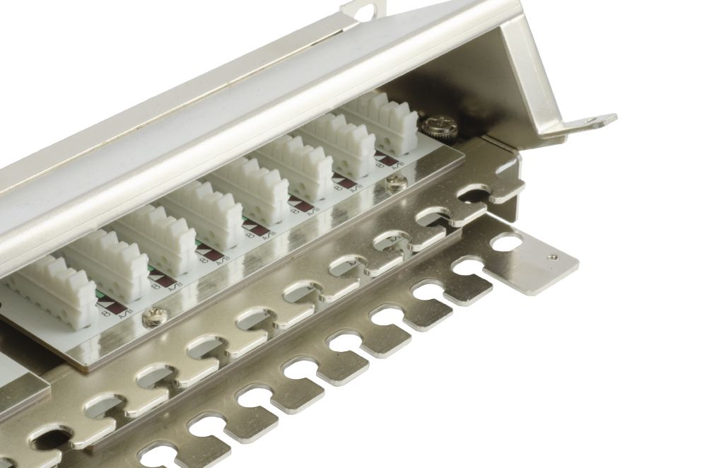 STP-Kanal - Modulares 1HE-STP-Patchpanel mit 48 Ports und hoher Dichte