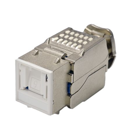 Category 6 - Cat6 Component Level 90° STP Toolless Keystone Jack with Shutter