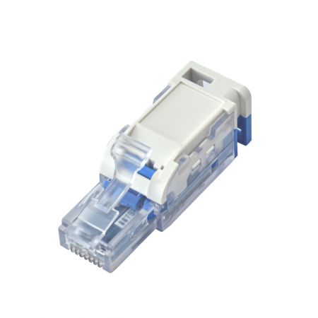 2-Wege-Kabelhalter - ISO/IEC Cat 6A UTP PoE+ Feldabschlussstecker