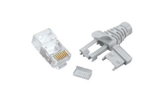 0028SR3A4 Series - Multi-Piece Type RJ45 Plug for Cat6A STP Cable