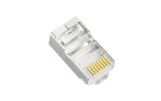 88SR5 Series - One Piece Type RJ45 Plug for Cat 5e STP Cable