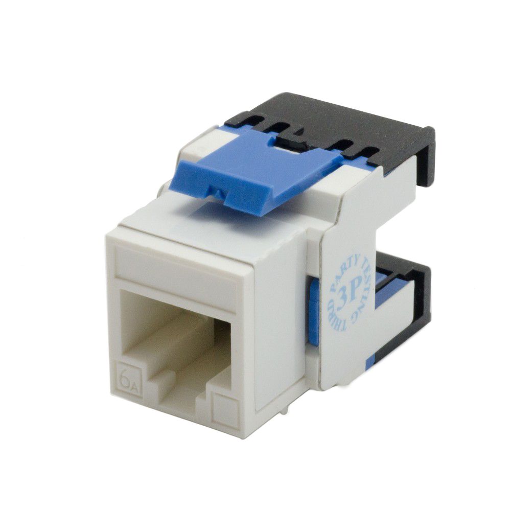 Cat 6A Component Level 180° UTP Punchdown Keystone Jack, TL 9000 and ...