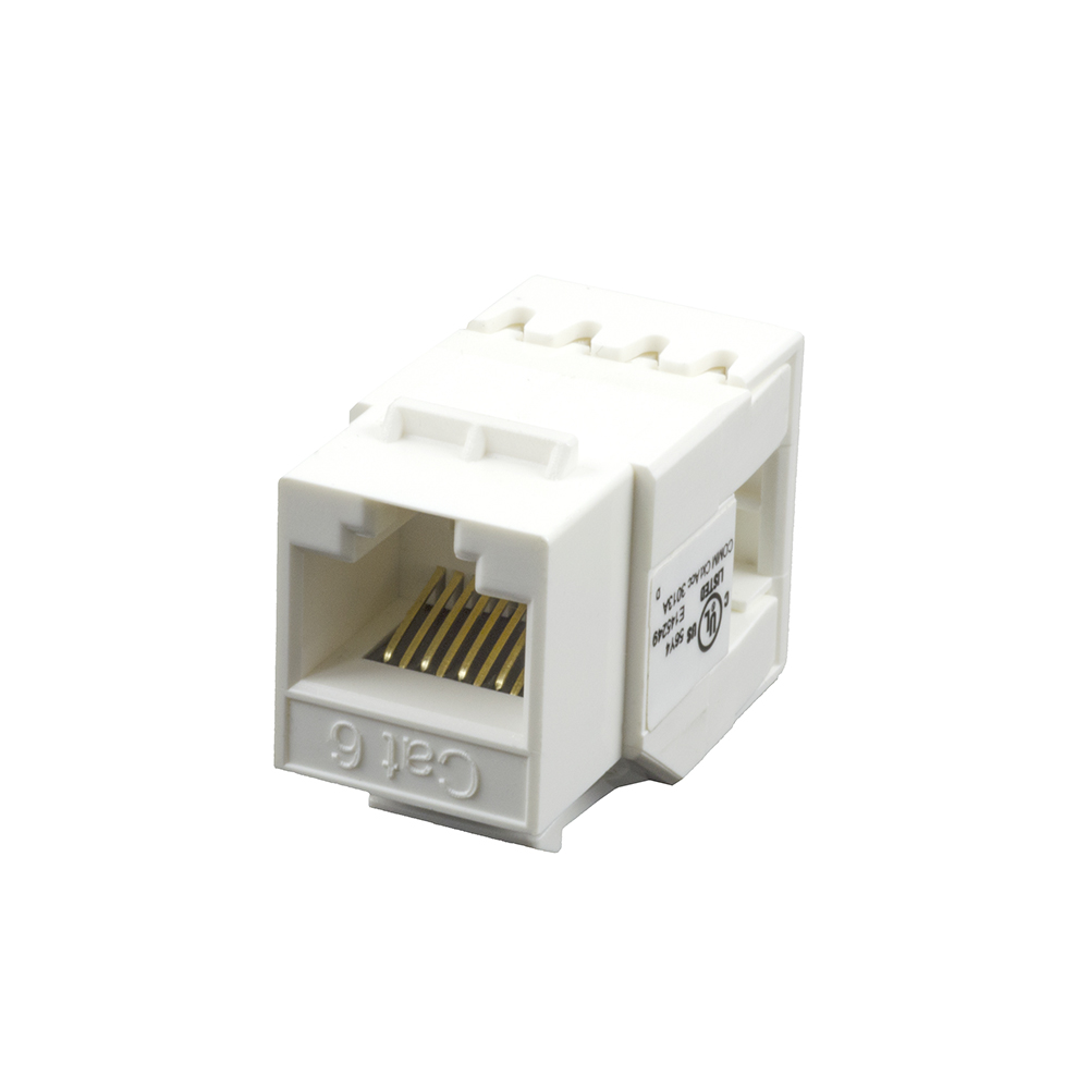 Cat 5e 180° Utp Punchdown Keystone Jack 