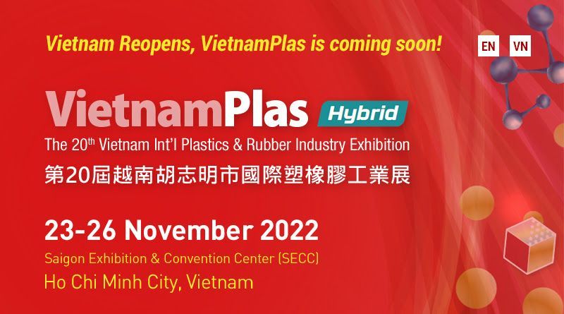 La 20ª Exposición Internacional de la Industria del Plástico y el Caucho de Vietnam