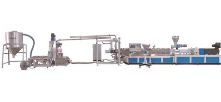 Co-rotating / twin screw machine photo for reference