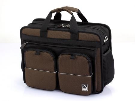 15" Laptop Briefcase with Magnetic Strap Pockets - 15" Business Laptop Briefcase.