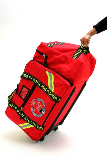 Fireman Equipment Bag on Wheels - Professional Firefighter Equipment Bag on Wheels